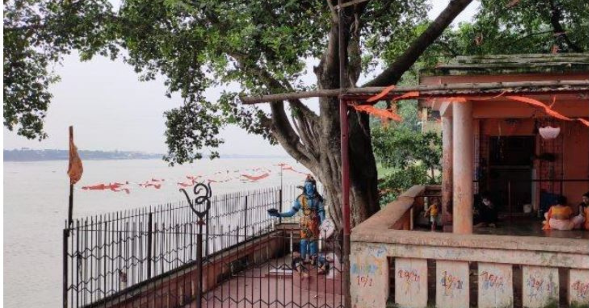 View of the Ganges from the Chitteswari Durga Temple