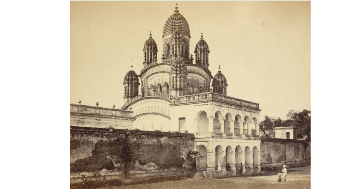 Old Picture of Dakshineswar Temple 